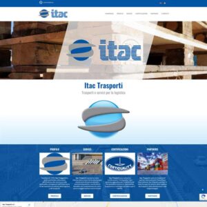 Schermata Itac Trasporti: trasporti e servizi per la logistica